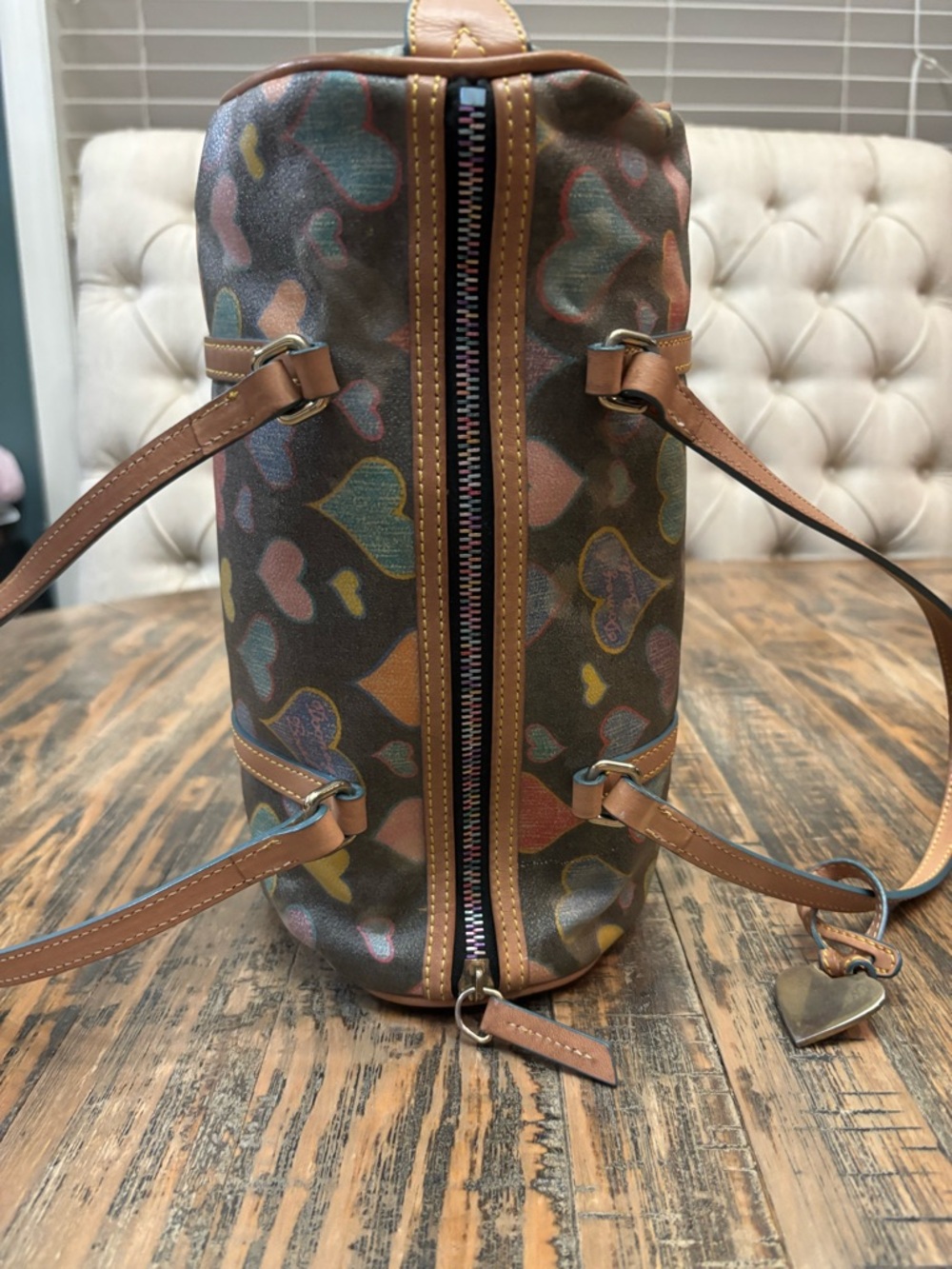 Dooney & Bourke Crayon Doodle Barrel Bag - Picture 11 of 16